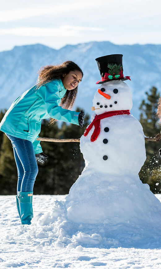 Snowman Building Tahoe