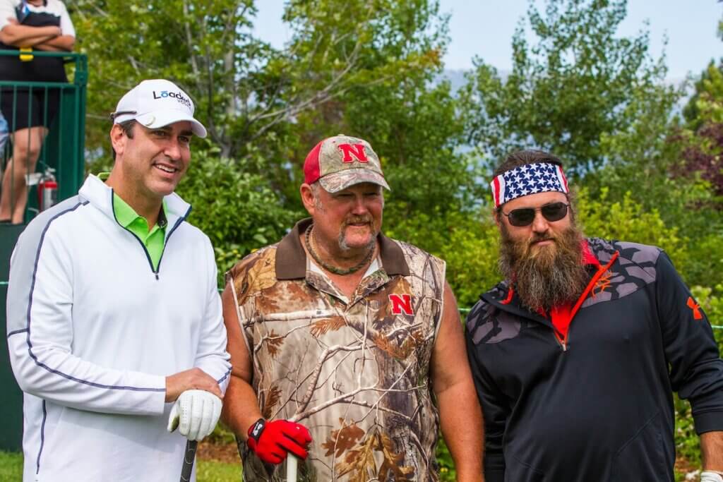 Celebrities at the tournament.