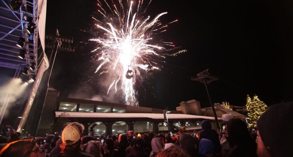 Fireworks for NYE at Heavenly Holidays
