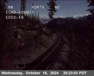 Image showing road conditions at Hwy 50 at Echo Summit