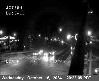 Image showing road conditions at Hwy 50 at Hwy 89