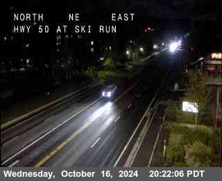Image showing road conditions at Hwy 50 at Ski Run