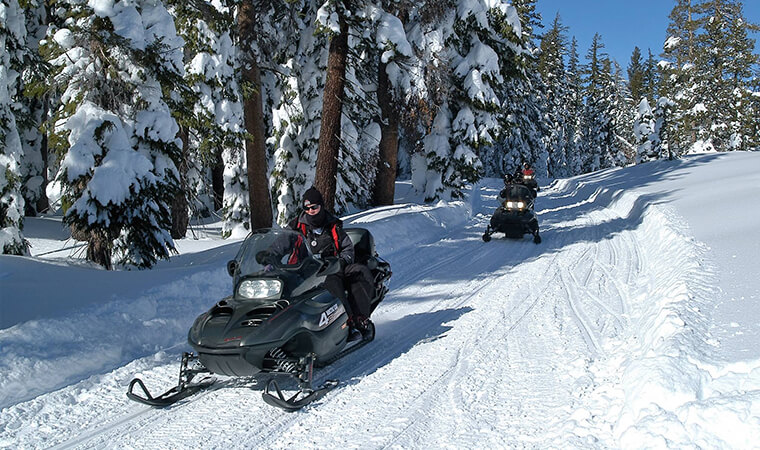 Lake Tahoe Adventures Snowmobiling