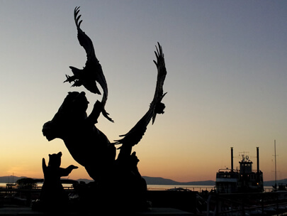 Ski Run Marina Sculpture Tahoe