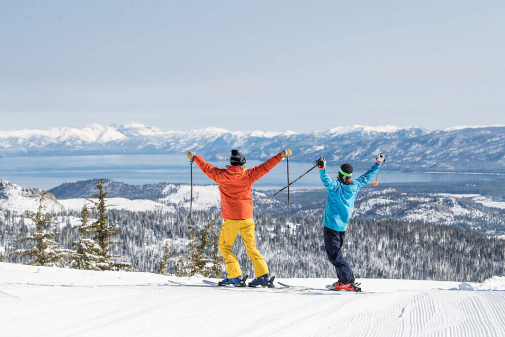 Sierra-at-Tahoe at the top of Grandview
