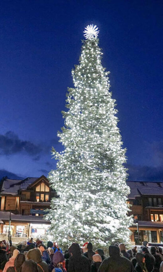 Tree Lighting Heavenly Village Lake Tahoe